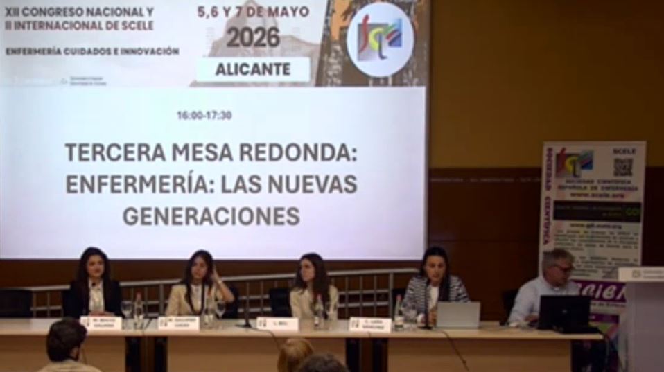 Portada TERCERA MESA REDONDA. ENFERMERÍA: LAS NUEVAS GENERACIONES.